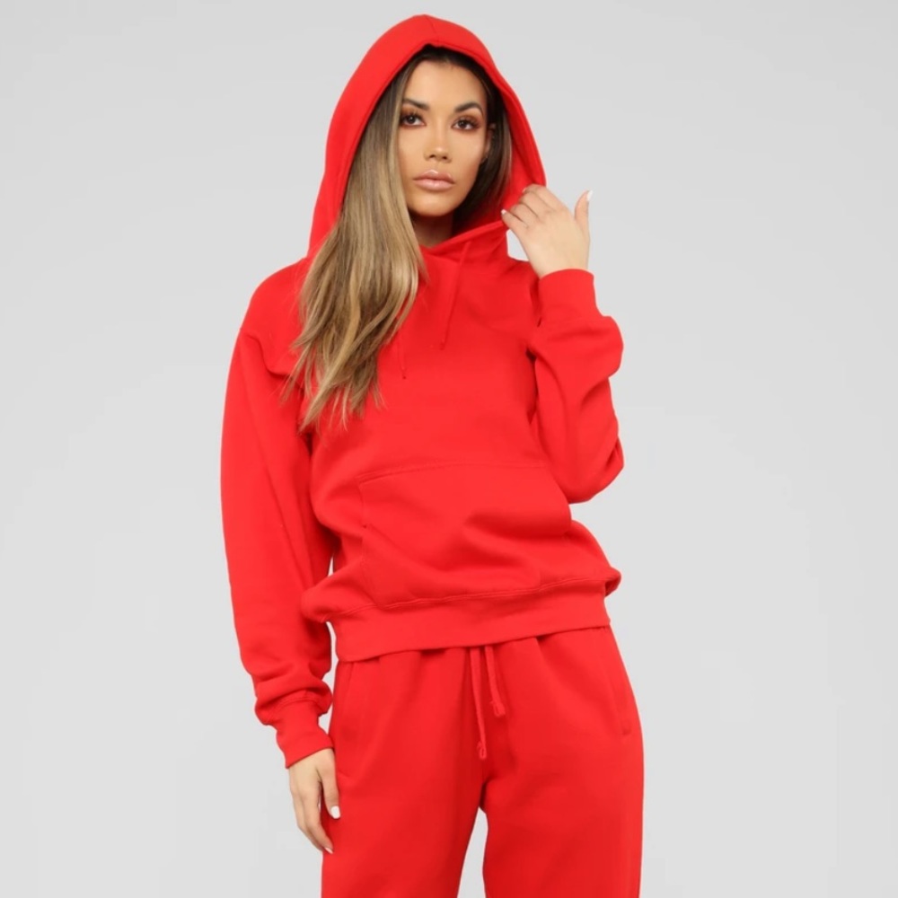 Fashion Nova Red Hoodie